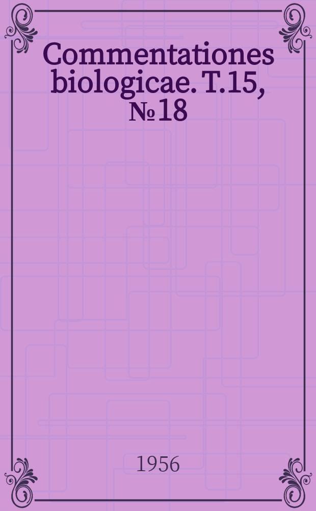 Commentationes biologicae. T.15, №18 : The distribution of glacial relicts in Finland and adjacent Russian areas