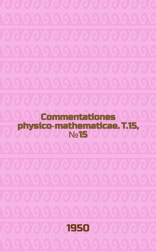 Commentationes physico-mathematicae. T.15, №15 : On the configurational free energy of binary solid solutions of alkali halides