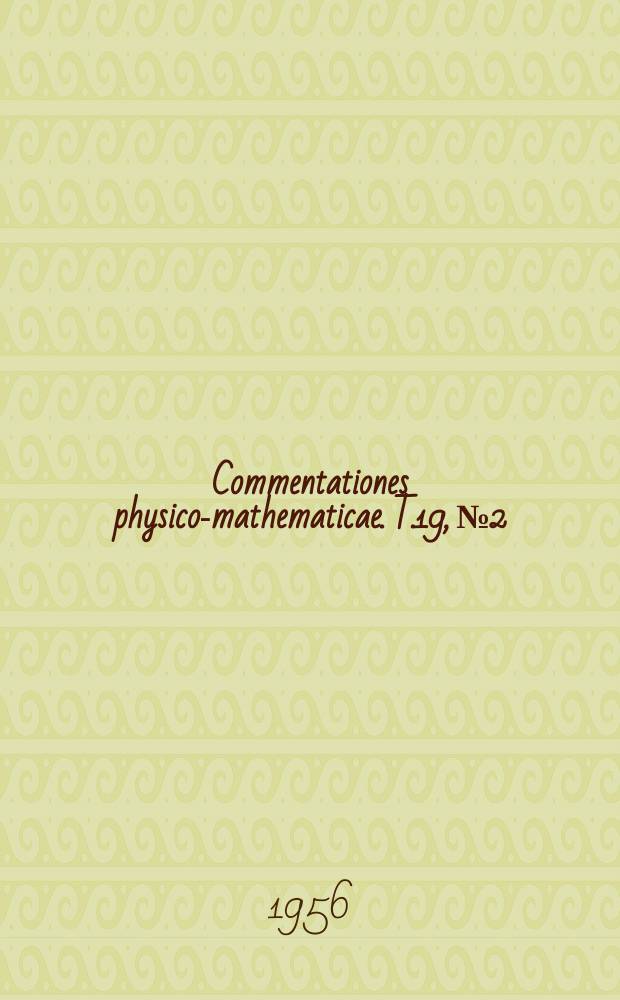 Commentationes physico-mathematicae. T.19, №2 : Studies on the phosphorylation of thiamine by thiaminokinase from Baker's yeat