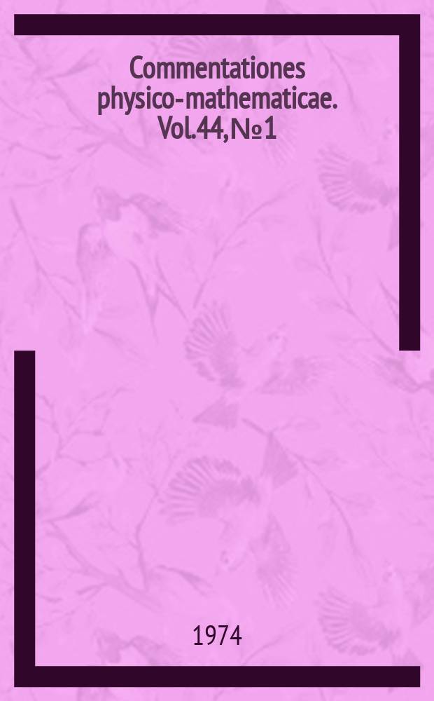 Commentationes physico-mathematicae. Vol.44, №1 : Relativistic spinor regularization