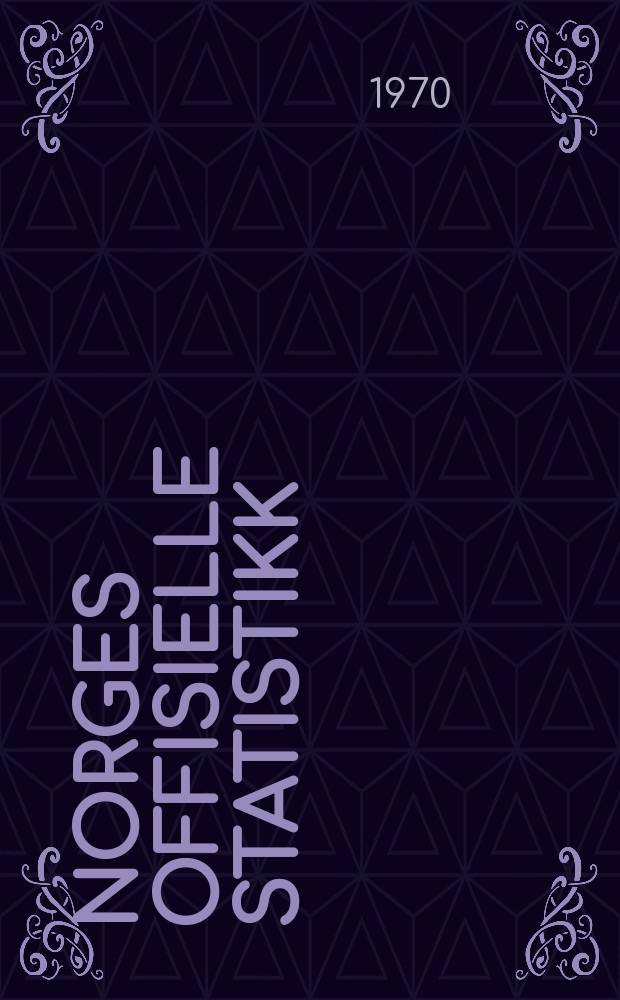 Norges offisielle statistikk