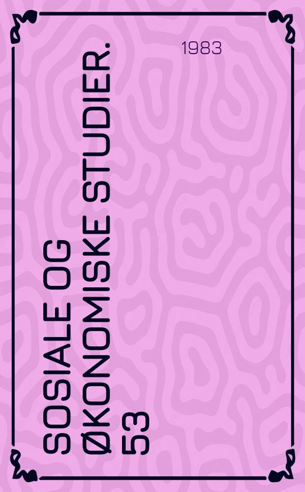 Sosiale og økonomiske studier. 53 : Analysis of supply and demand of electricity in the Norwegian economy