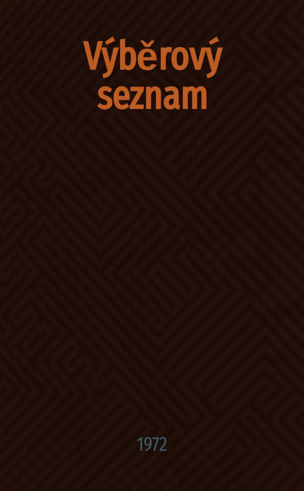 Výběrový seznam