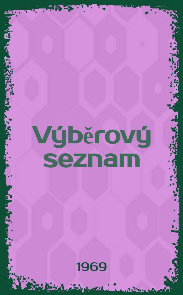 V&yacute;běrov&yacute; seznam