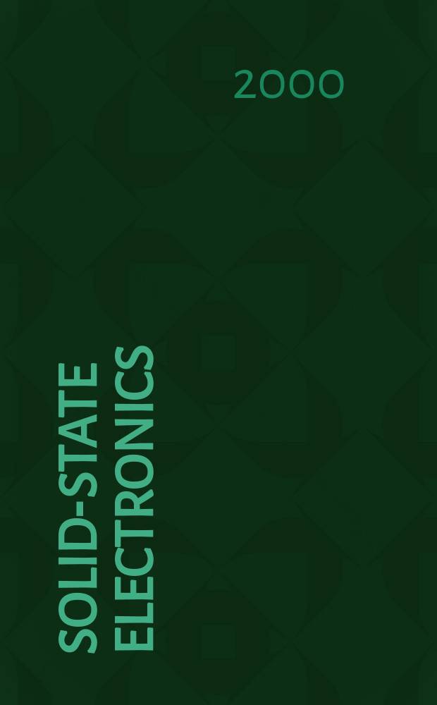 Solid-state electronics : An international journal. Vol.44, №5 : Basic models to enhance reliability in Si-based devices and circuits