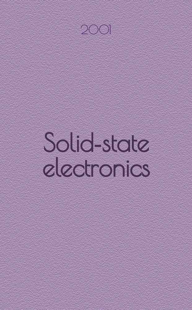 Solid-state electronics : An international journal. Vol.45, №1
