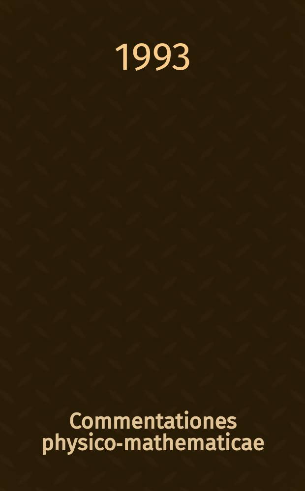 Commentationes physico-mathematicae : Hybrid fibres by viscose technology