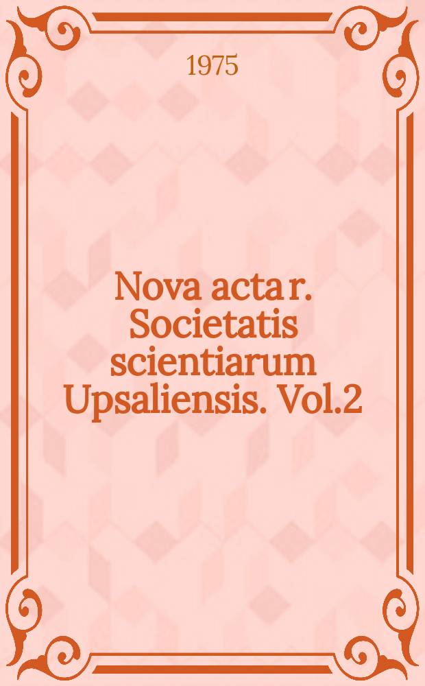 Nova acta r. Societatis scientiarum Upsaliensis. Vol.2 : Dark matter in open clusters