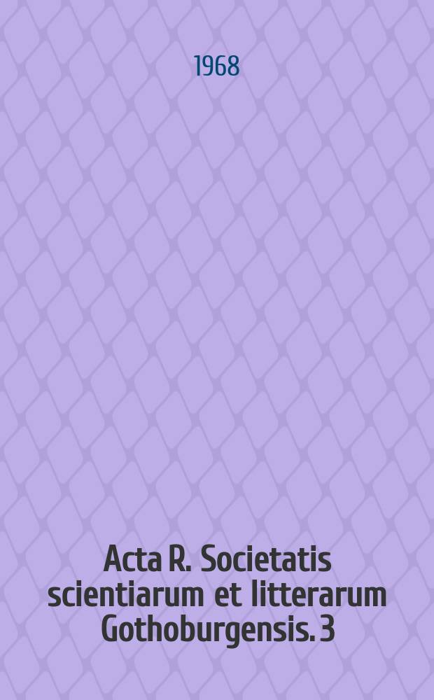 Acta R. Societatis scientiarum et litterarum Gothoburgensis. 3 : Textkritische und Interpretationische Beiträge zu Lucan