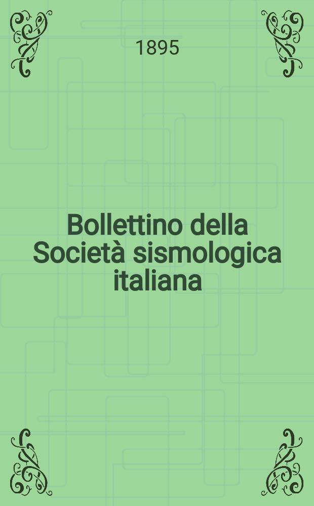 Bollettino della Società sismologica italiana