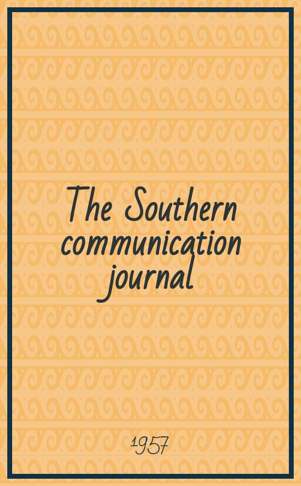 The Southern communication journal