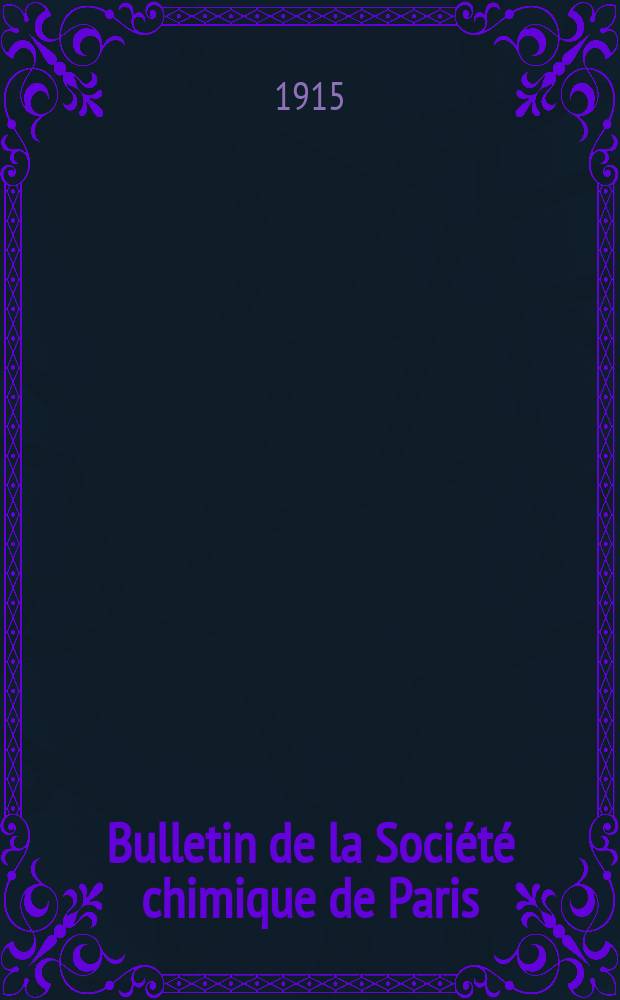 Bulletin de la Soci&eacute;t&eacute; chimique de Paris : Comprenant le Compte rendu des travaux de la Soci&eacute;t&eacute; et l'analyse des m&eacute;moires de chimie pure et appliqu&eacute;e. T.17