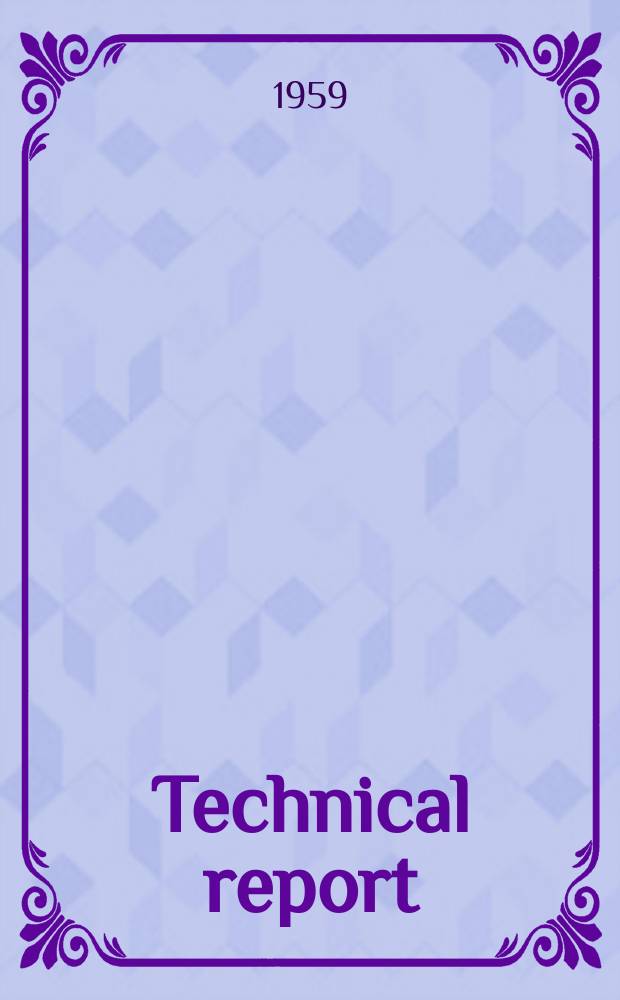 Technical report