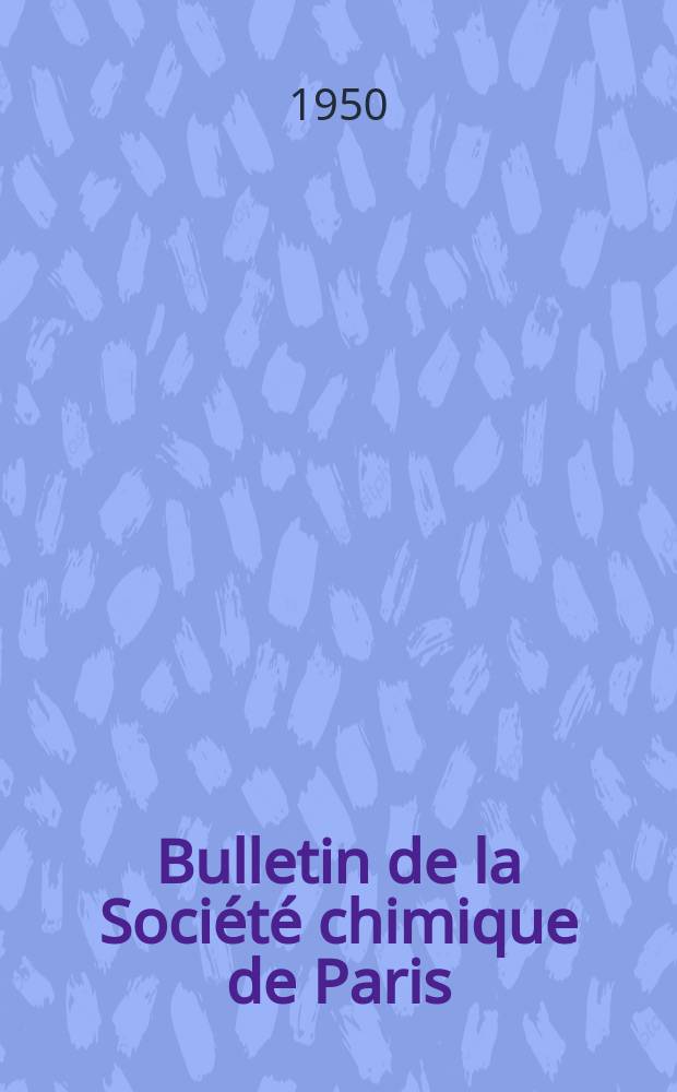 Bulletin de la Société chimique de Paris : Comprenant le Compte rendu des travaux de la Société et l'analyse des mémoires de chimie pure et appliquée. T.17, Fasc.12