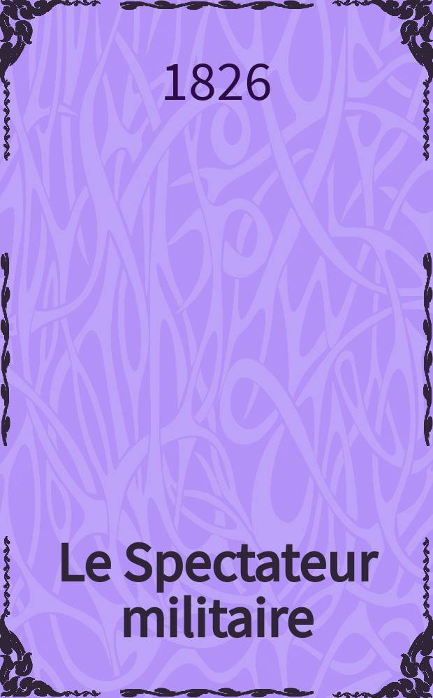 Le Spectateur militaire