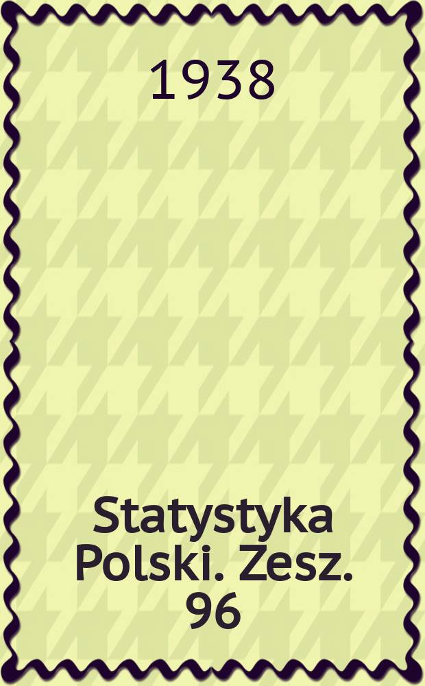 Statystyka Polski. Zesz. 96