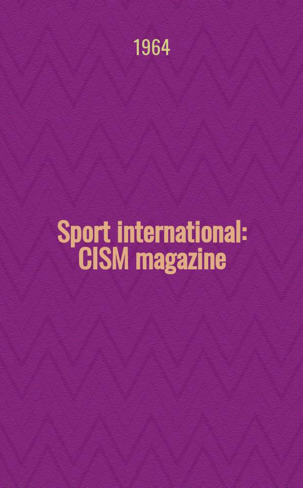 Sport international : CISM magazine