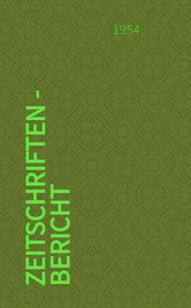 Zeitschriften - Bericht : Hygiene Gerichtliche Medizin, Versicherungsmedizin