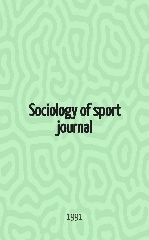 Sociology of sport journal