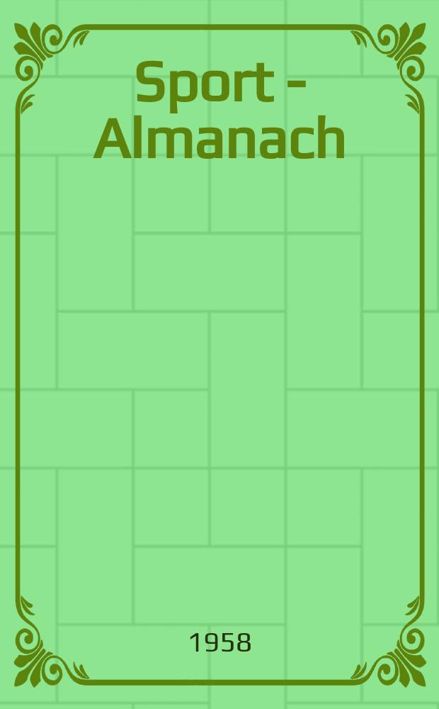 Sport - Almanach