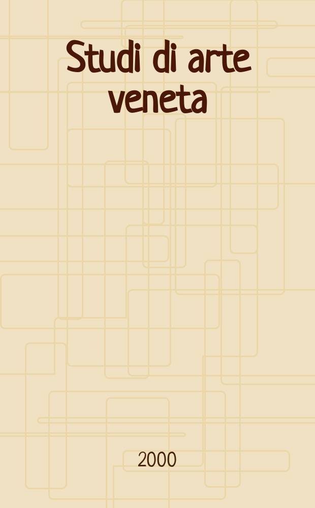 Studi di arte veneta