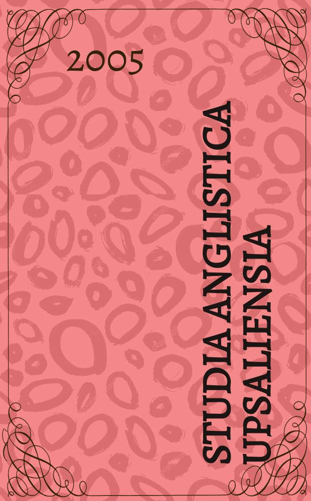 Studia Anglistica Upsaliensia : Expressions of future in present-day ...