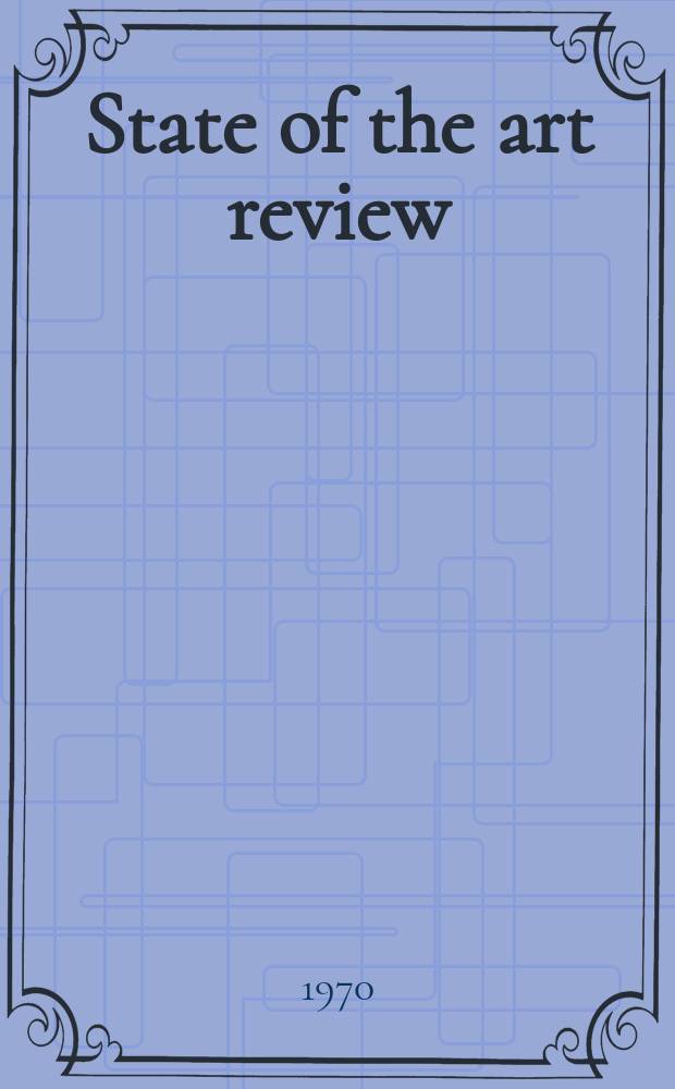 State of the art review