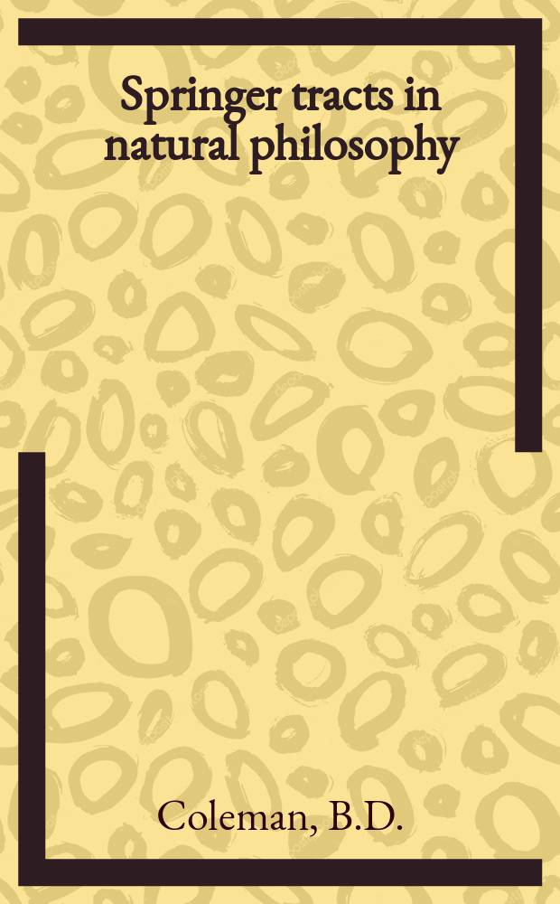 Springer tracts in natural philosophy : Ergebnisse der angewandten Mathematik. Vol.5 : Viscometric flows of non-Newtonian fluids