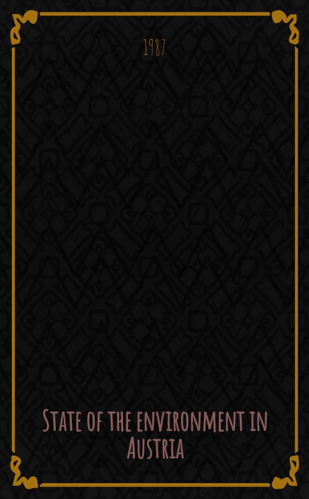 State of the environment in Austria