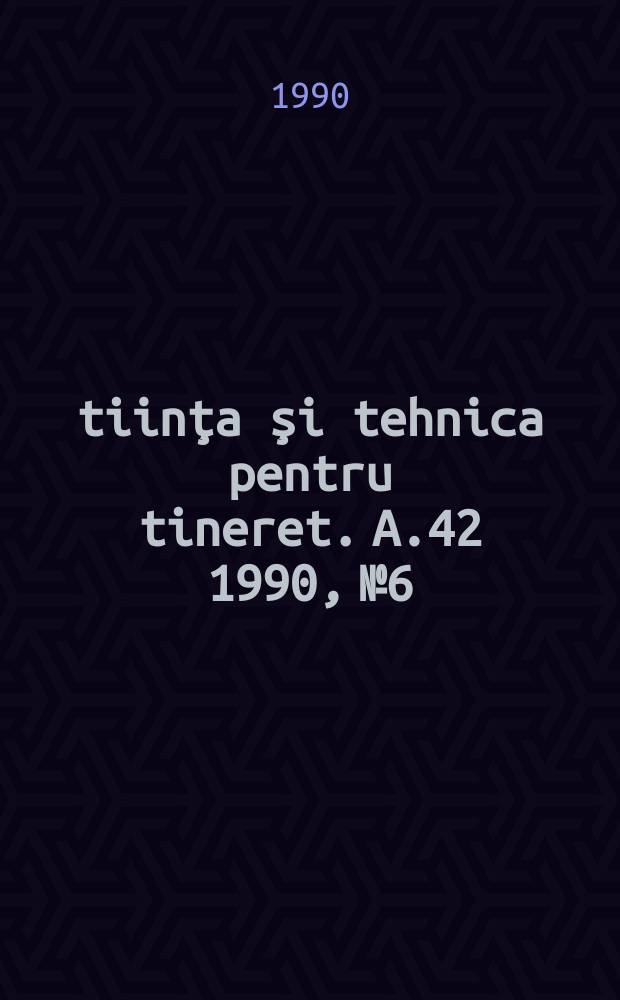 Ştiinţa şi tehnica pentru tineret. A.42 1990, №6