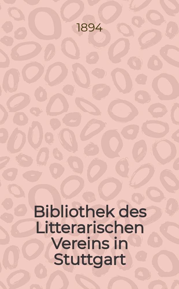 Bibliothek des Litterarischen Vereins in Stuttgart : Predigten des heiligen Bernhard