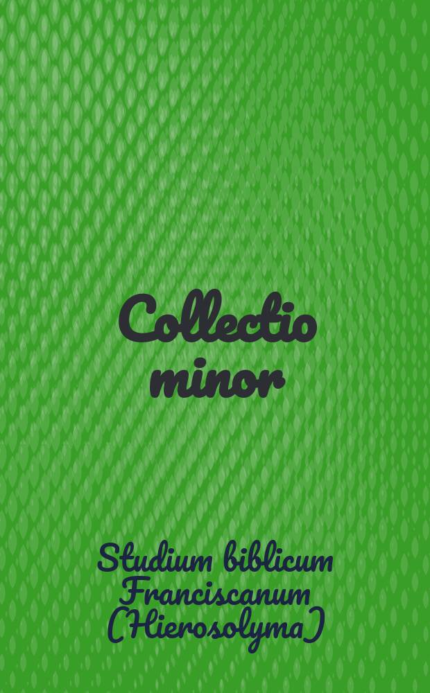Collectio minor