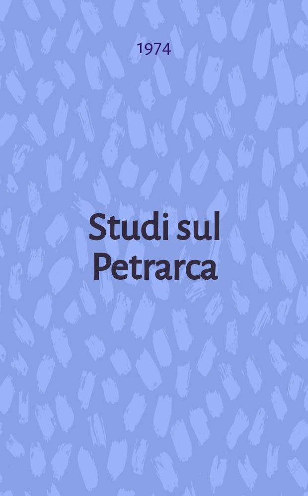 Studi sul Petrarca
