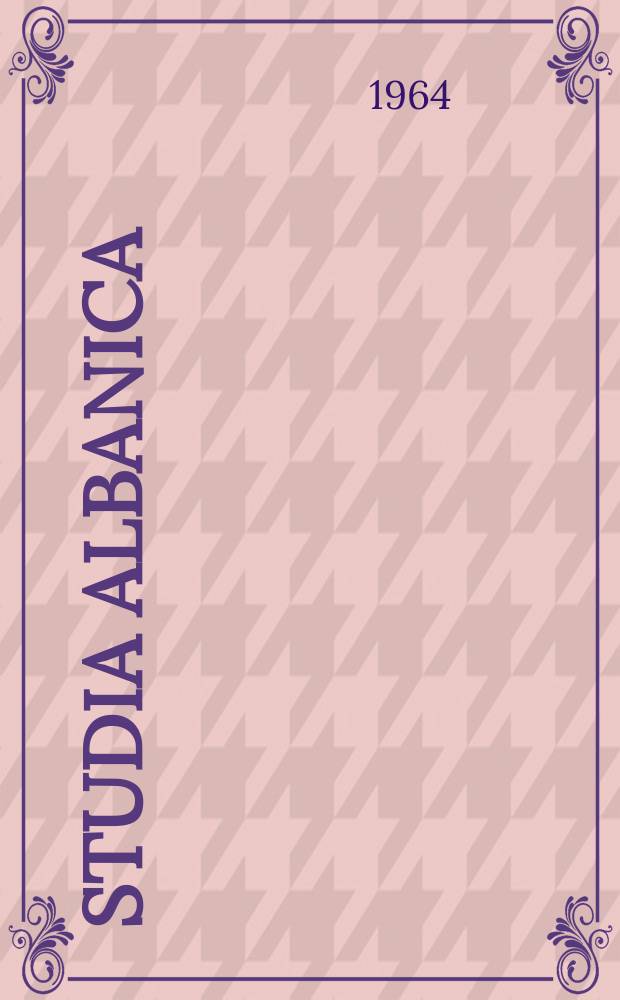 Studia albanica