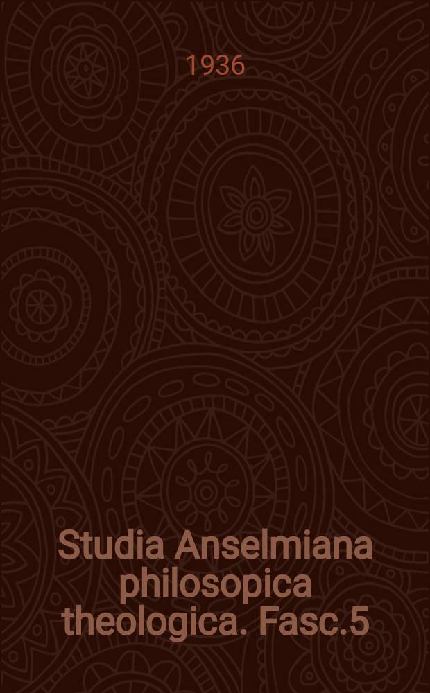 Studia Anselmiana philosopica theologica. Fasc.5 : Giovanni Cassiano ed Evagrio Pontico
