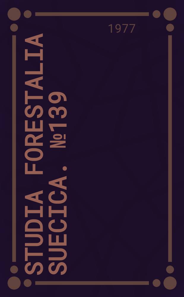 Studia forestalia suecica. №139 : Isozyme studies in seed orchards