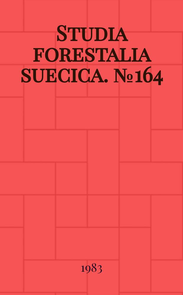 Studia forestalia suecica. №164 : Morphology and genesis of mor from a pine - heath stand