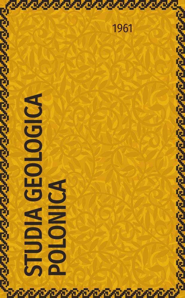 Studia geologica polonica