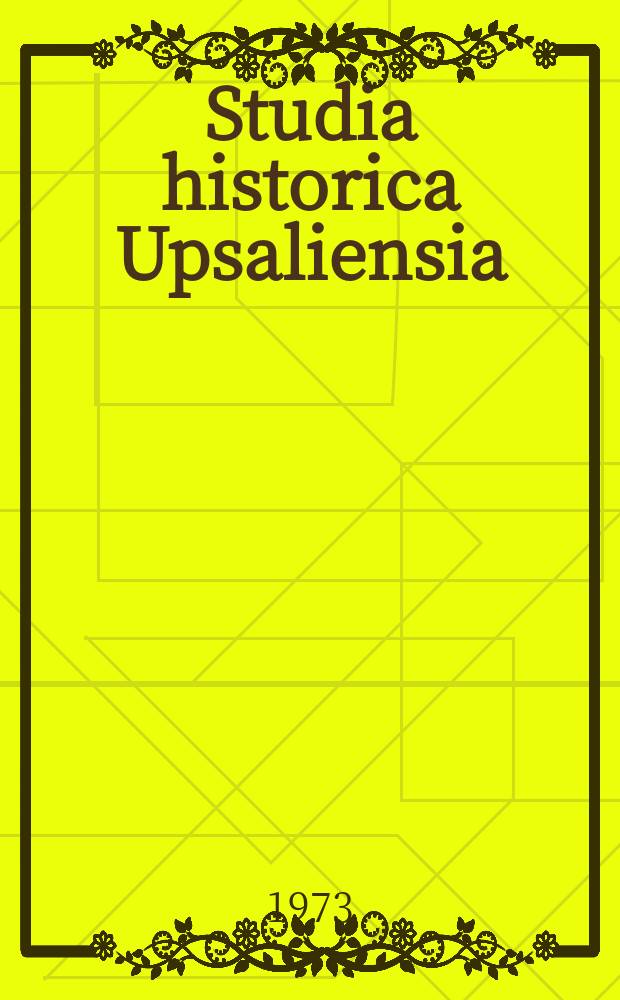 Studia historica Upsaliensia : Utg. av Historiska inst. vid Uppsala univ. 51 : Johan Gabriel Stenbock och reduktionen