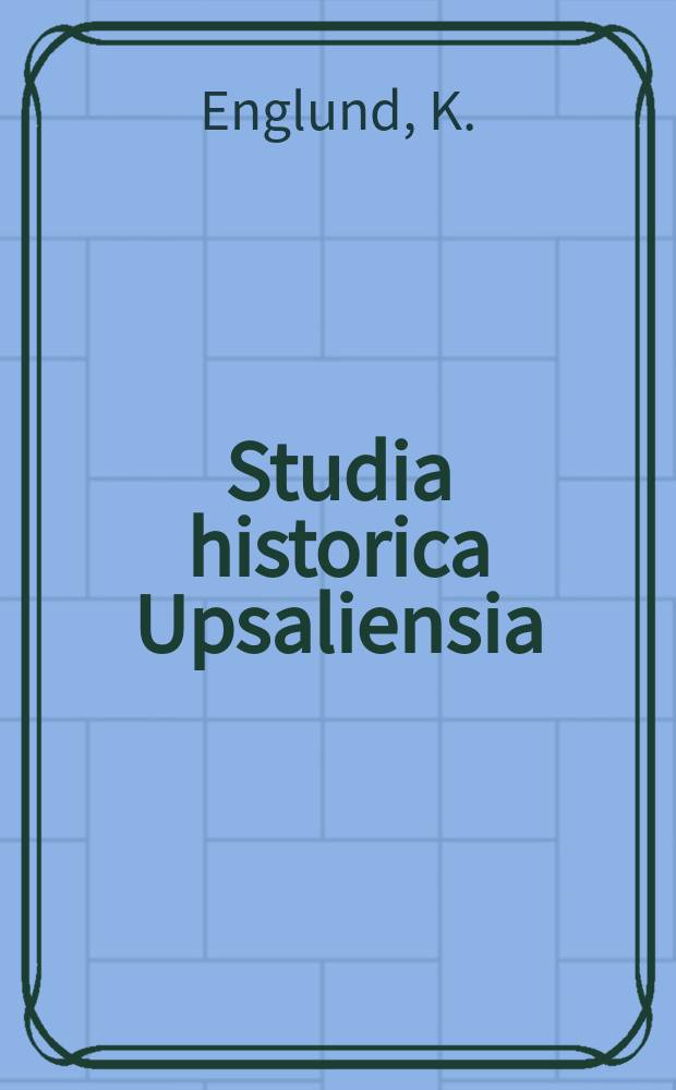 Studia historica Upsaliensia : Utg. av Historiska inst. vid Uppsala univ. 82 : Arbetar försäkringsfrågan ...