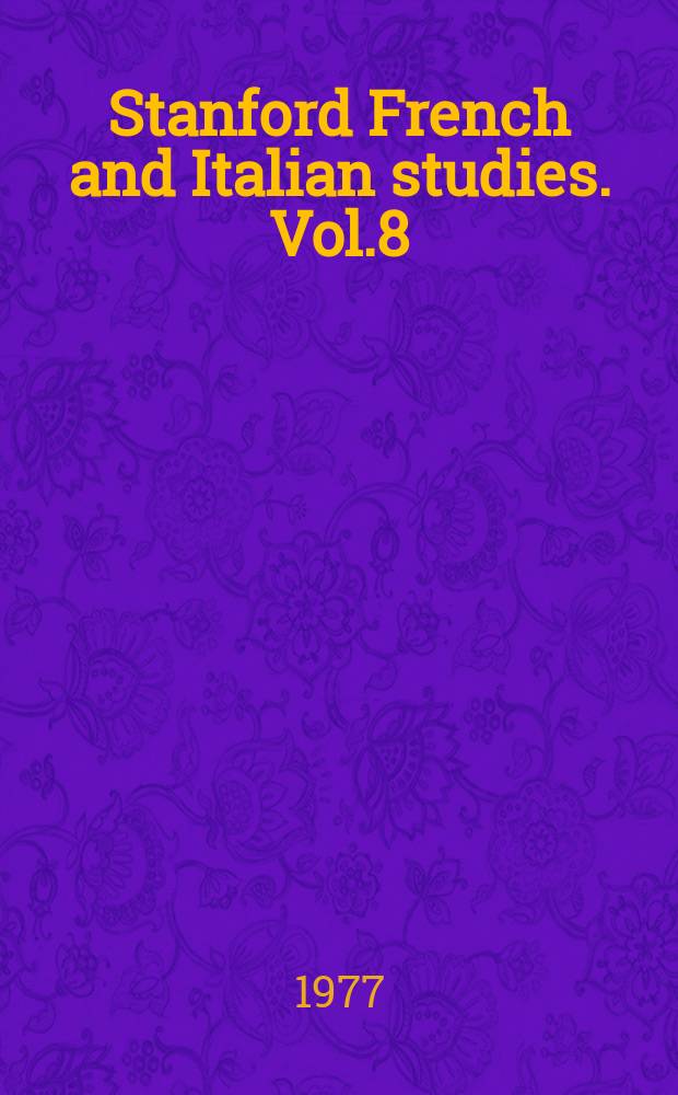 Stanford French and Italian studies. Vol.8 : Baudelaire: héros et films