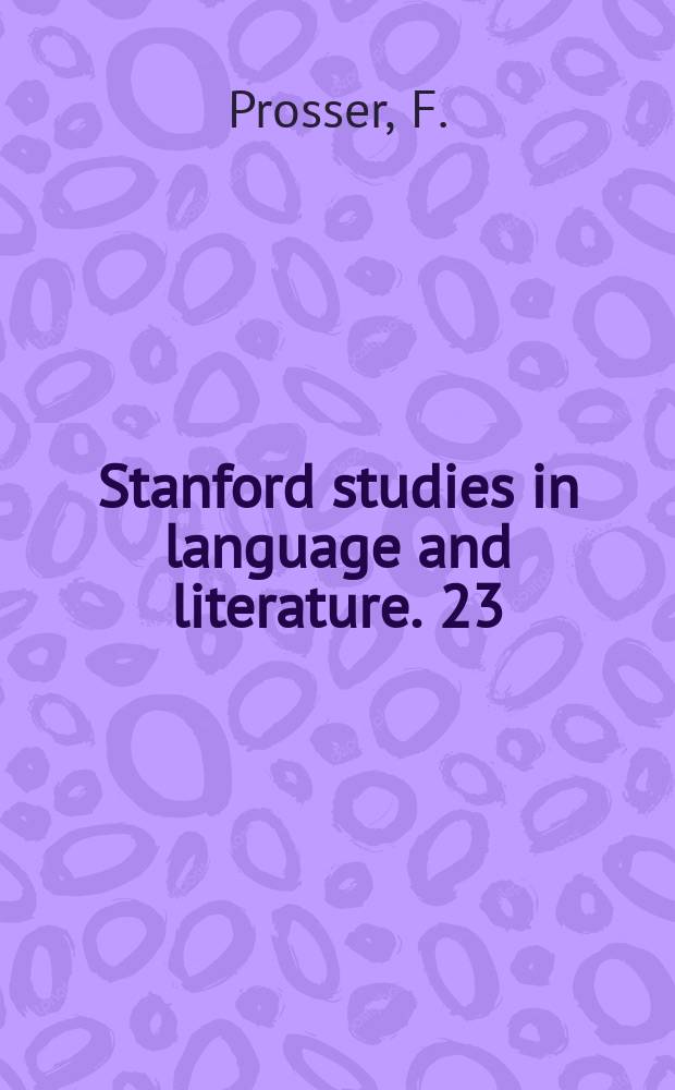 Stanford studies in language and literature. 23 : Drama and religion in the English mystery plays