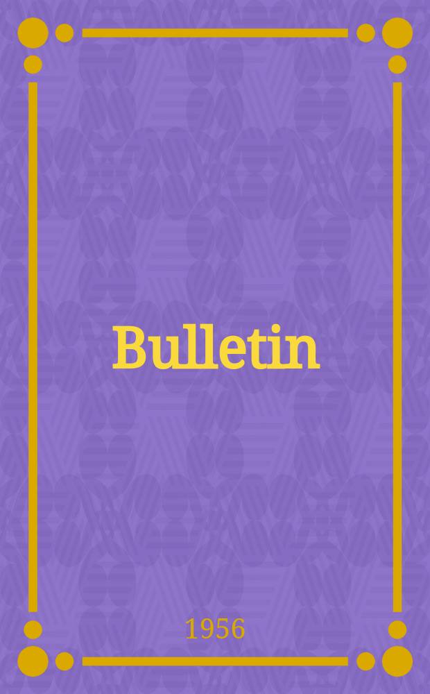 Bulletin