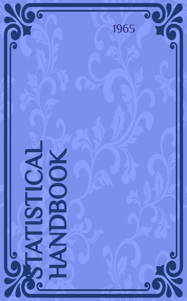 Statistical handbook