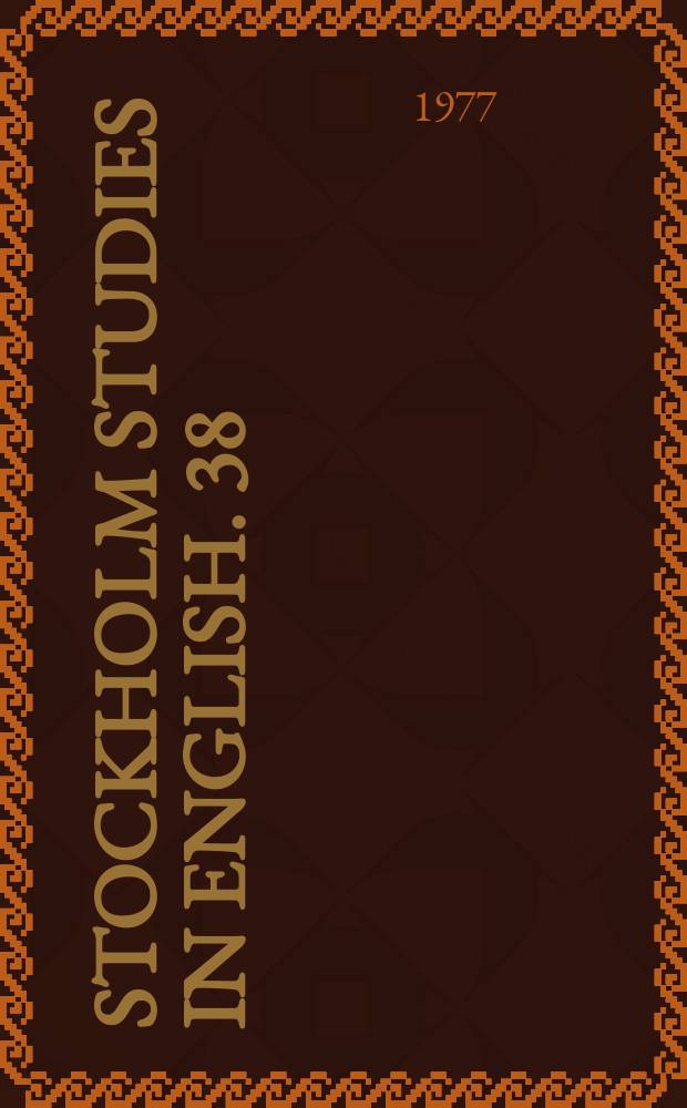Stockholm studies in English. 38 : "God bless you, my dear miss Nightingale"