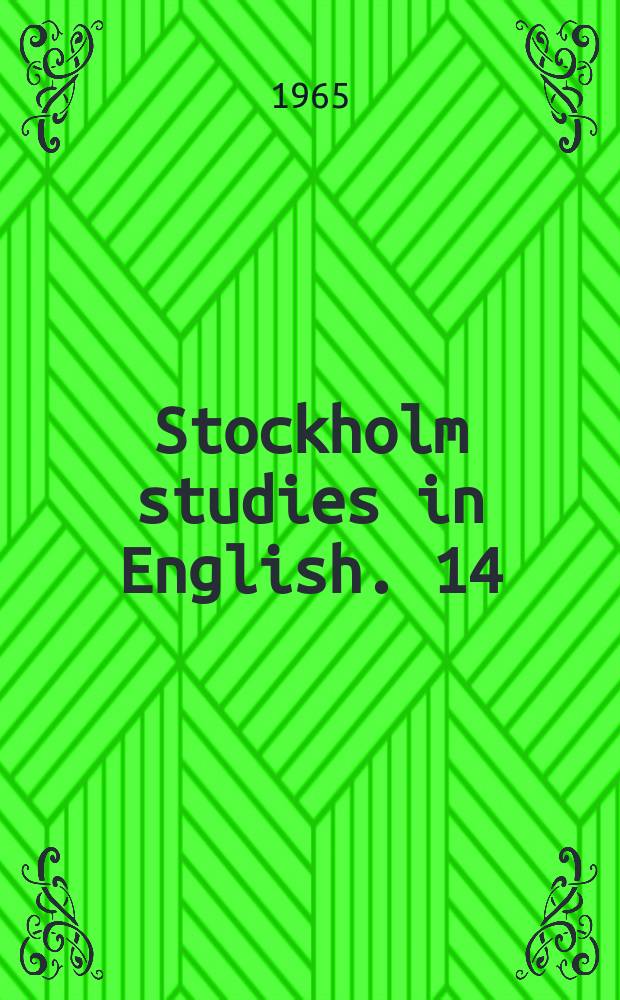 Stockholm studies in English. 14 : Studies on the use of the preposition of in 15th century correspondence