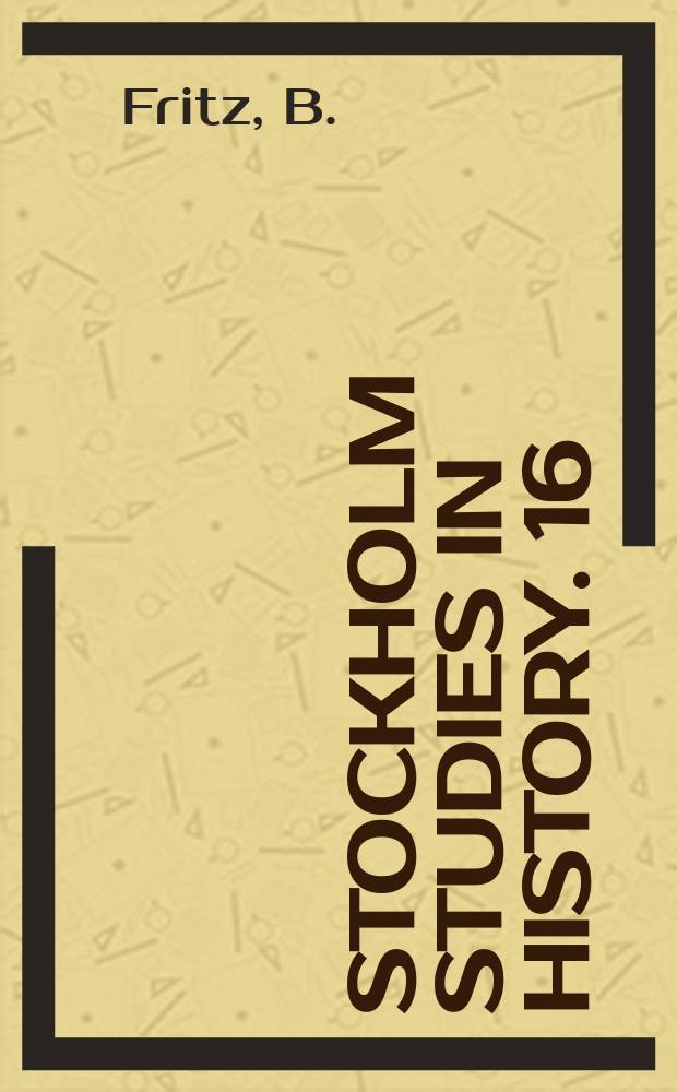 Stockholm studies in history. 16 : Hus, land och län Förvaltningen i Sverige 1250-1434