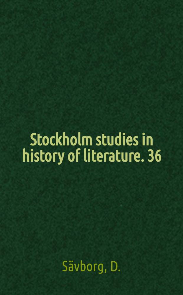 Stockholm studies in history of literature. 36 : Sorg och elegi i Eddans hjältediktning