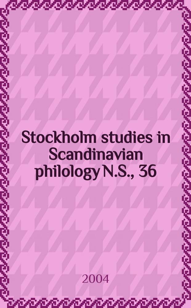 Stockholm studies in Scandinavian philology N.S., 36 : Publ. by the Univ. of Stockholm. Swedish dimensional adjectives