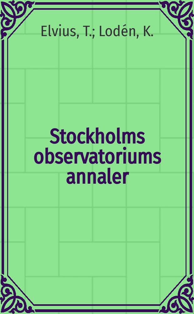 Stockholms observatoriums annaler : (Astronomiska iakttagelser och undersökningar å Stockholms observatorium). Bd.21, №2 : Photometric and spectrophotometric measurements of stars in Kapteyn's selected areas